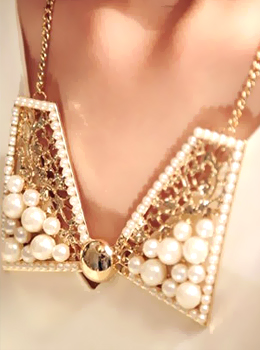 collar pearl necklace 칼라 진주 목걸이 트렌드 트랜드 유니크 패션