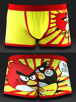 Angry Birds yellow drawers 앵그리버드 옐로우 드로즈/남성사각팬티/남성드로즈/남성속옷/남자사각팬티/남성빅사이즈사각팬티/남성빅사이즈속옷