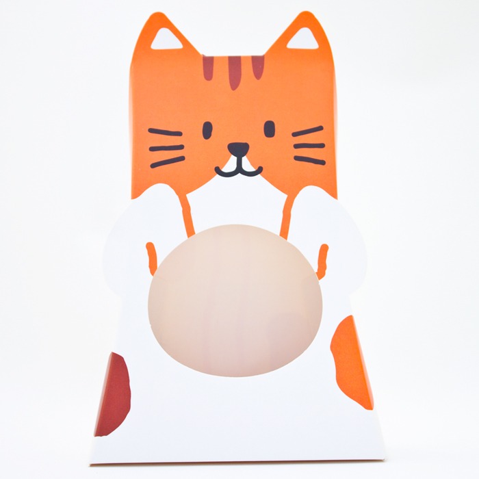 러블리 캣 동물 캐릭터 고양이 DIY 선물 포장 상자 박스 돌 답례 기념일 발렌타인 패션 유럽 유니크 리본